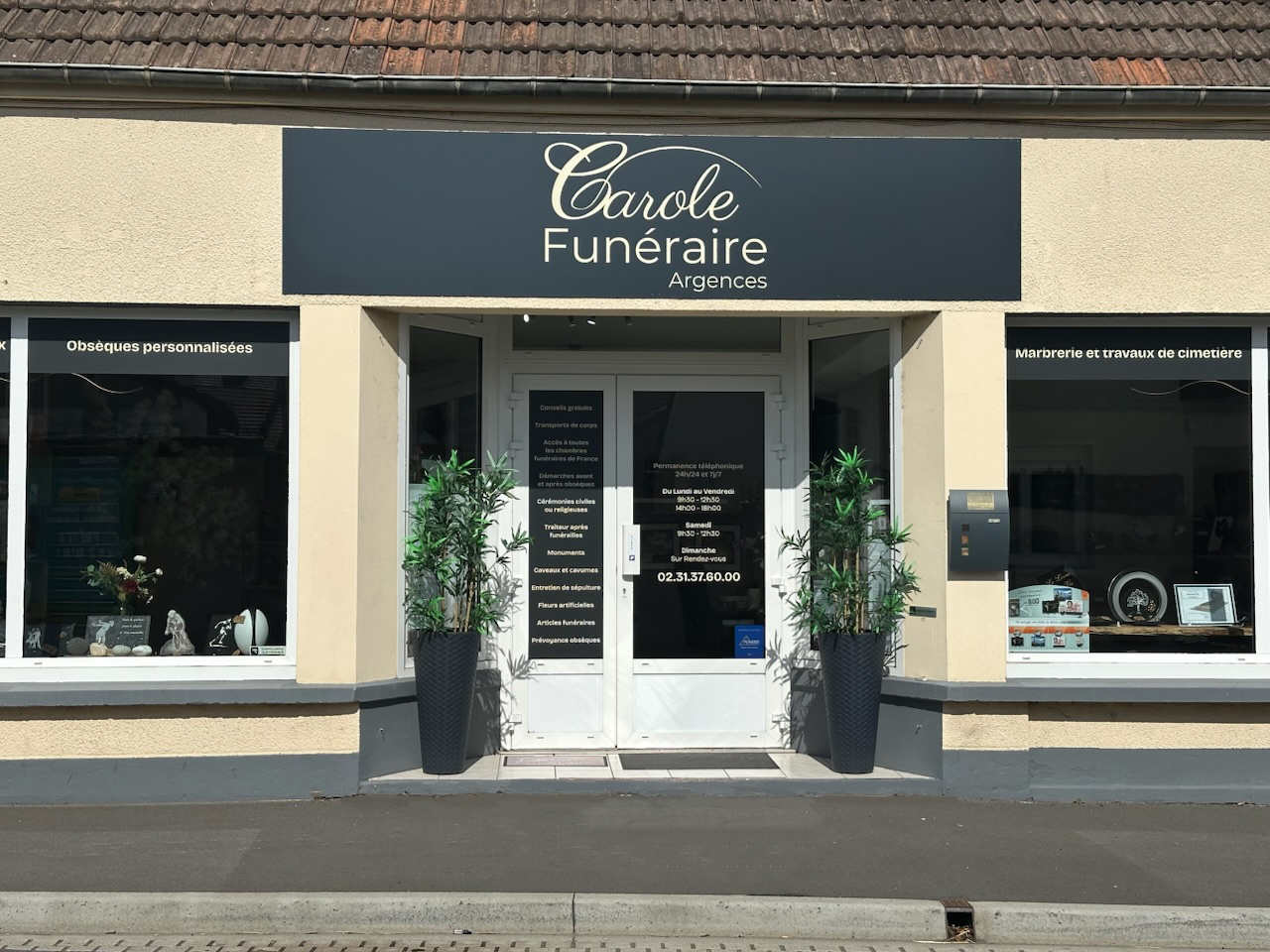 devanture carole funeraire